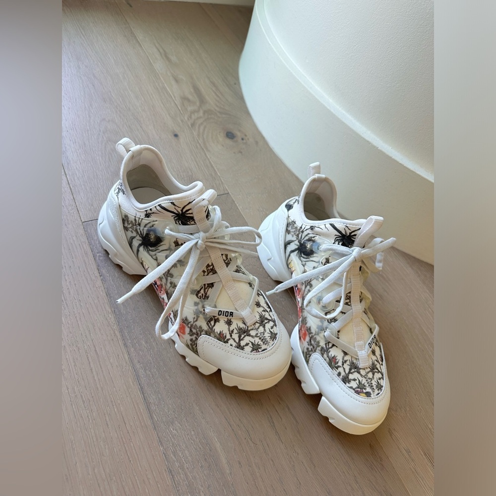 Christian Dior Floral Print Sneakers
